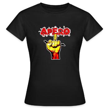 APERO MAIN BAD BOY - Women's T-Shirt - black - Front - AI Model Female 172 dark (172cm)