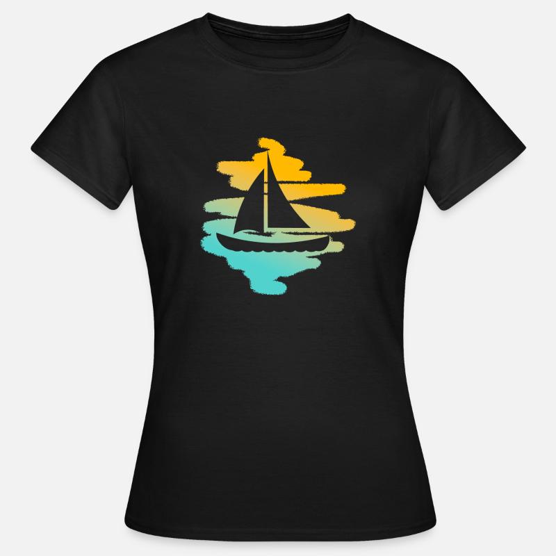 summer sailing - Women's T-Shirt - black