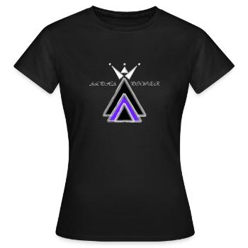 Alpha Power - Women's T-Shirt - black - Front - AI Model Female 172 dark (172cm)