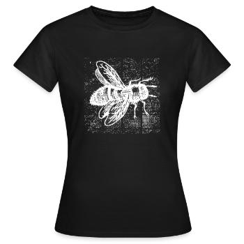 Bit bee - Women's T-Shirt - black - Front - AI Model Female 172 dark (172cm)