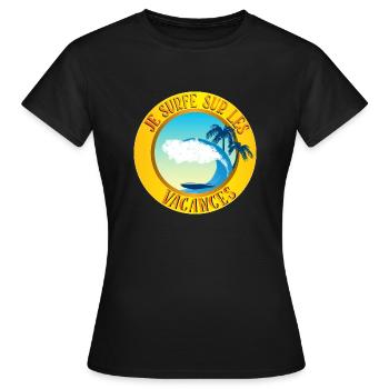 vacancy - Women's T-Shirt - black - Front - AI Model Female 172 dark (172cm)
