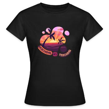 L’échouage n’enseigne pas - pour vous - T-shirt Femme - noir - Devant - AI Model Female 172 dark (172cm)