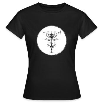Mystic Collection ~ black tatoo ~ n°2 - Women's T-Shirt - black - Front - AI Model Female 172 dark (172cm)