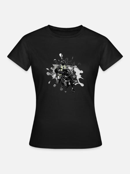 GS Fahrer sw - Frauen T-Shirt - Schwarz
