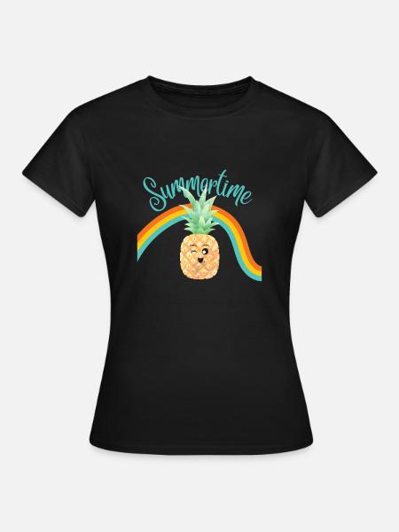 Summertime - Frauen T-Shirt - Schwarz