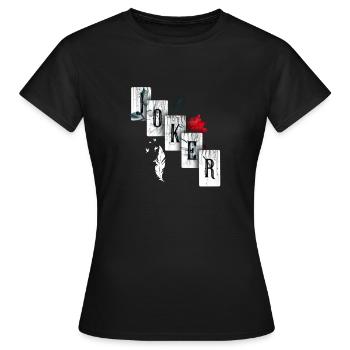 Joker - Women's T-Shirt - black - Front - AI Model Female 172 dark (172cm)