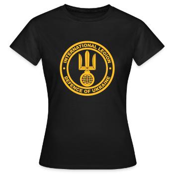 Légion internationale - T-shirt Femme - noir - Devant - AI Model Female 172 dark (172cm)