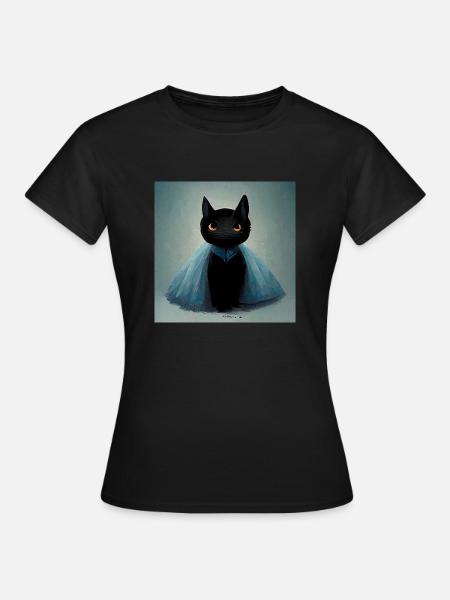 Tutu Katze - Frauen T-Shirt - Schwarz