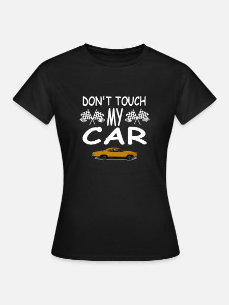 Auto - Frauen T-Shirt - Schwarz