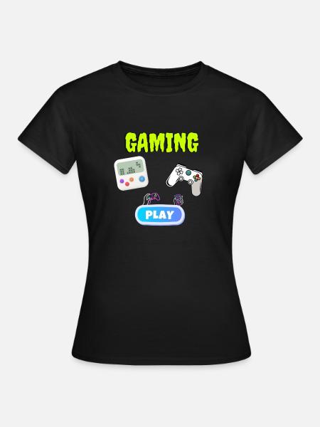Gaming design - Frauen T-Shirt - Schwarz
