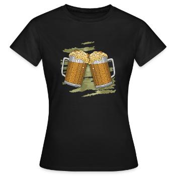 Pints - Women's T-Shirt - black - Front - AI Model Female 172 dark (172cm)