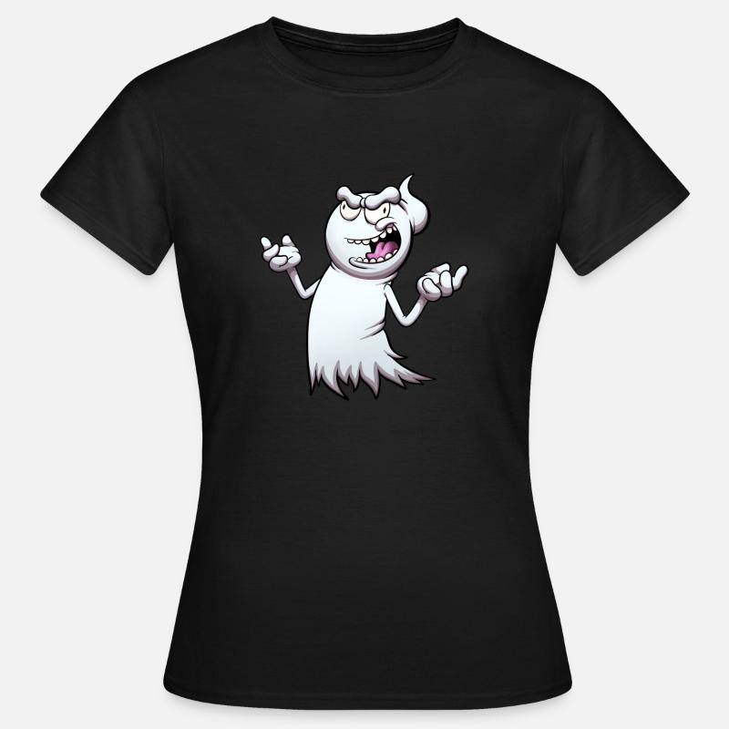 Evil Laughing Ghost - Women's T-Shirt - black