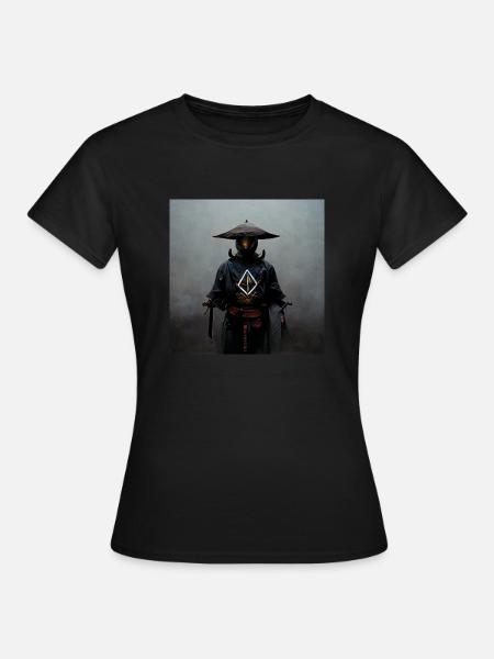 Omega Samurai - Frauen T-Shirt - Schwarz