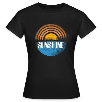 Sunshine - Women's T-Shirt - black - Front - AI Model Female 172 dark (172cm)