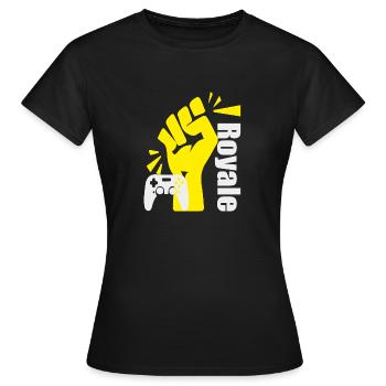 Victory Royale - Women's T-Shirt - black - Front - AI Model Female 172 dark (172cm)
