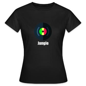 Jungle - T-shirt Femme - noir - Devant - AI Model Female 172 dark (172cm)