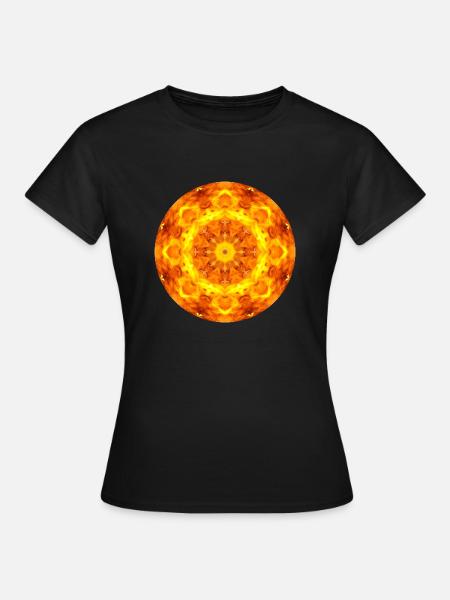 Mandala Graal - Frauen T-Shirt - Schwarz