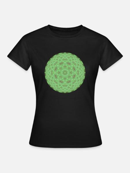 Mandala Sphere 5 - Frauen T-Shirt - Schwarz