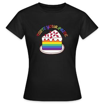 Taste Your Pride - Women's T-Shirt - black - Front - AI Model Female 172 dark (172cm)