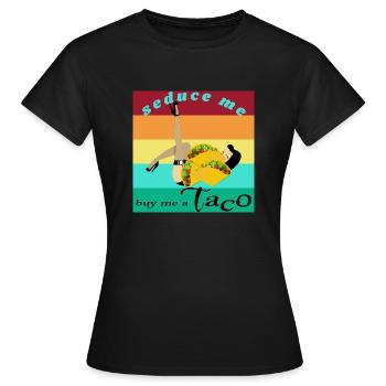 Taco - Women's T-Shirt - black - Front - AI Model Female 172 dark (172cm)