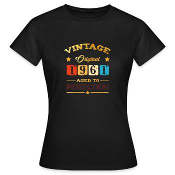 Genuine Vintage Parts 1961 - Women's T-Shirt - black - Front - AI Model Female 172 dark (172cm)