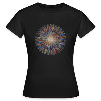 Birth of a Star - Star Birth - Women's T-Shirt - black - Front - AI Model Female 172 dark (172cm)