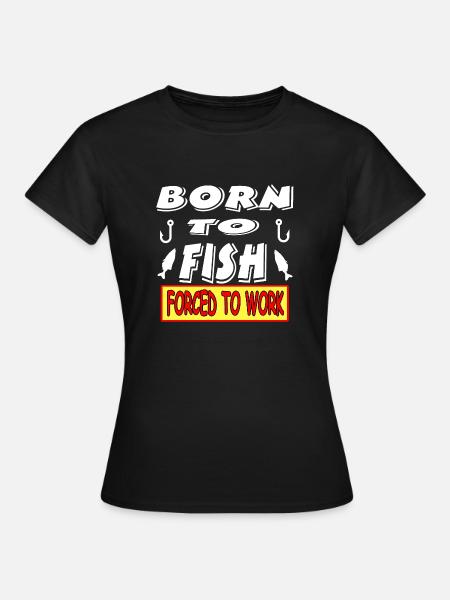 Angeln - Frauen T-Shirt - Schwarz