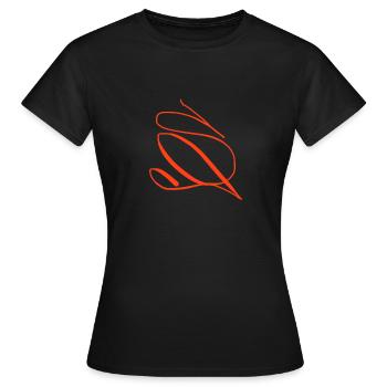 Créatif S - T-shirt Femme - noir - Devant - AI Model Female 172 dark (172cm)
