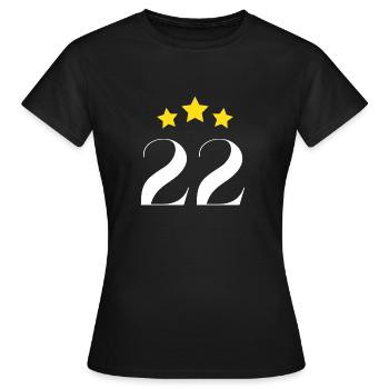 22. Jahrestag der Hauptrolle - Frauen T-Shirt - Schwarz - Vorne - AI Model Female 172 dark (172cm)