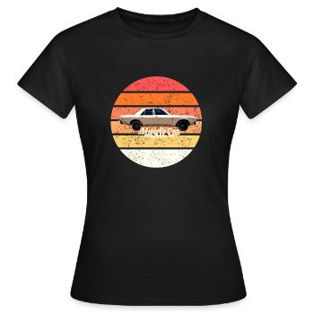 Muscle-Car - Frauen T-Shirt - Schwarz - Vorne - AI Model Female 172 dark (172cm)
