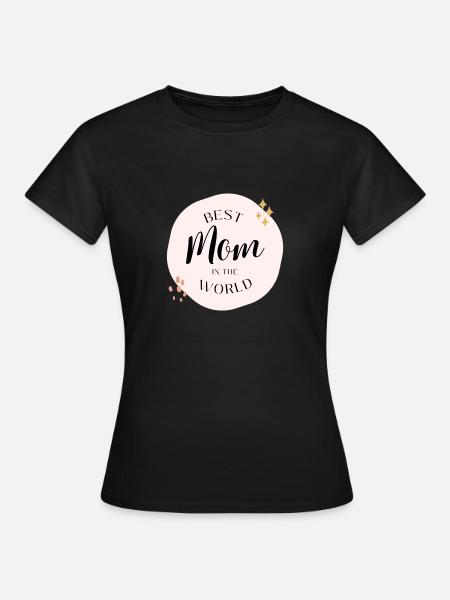 Meilleure maman au monde ❤ - T-shirt Femme - noir