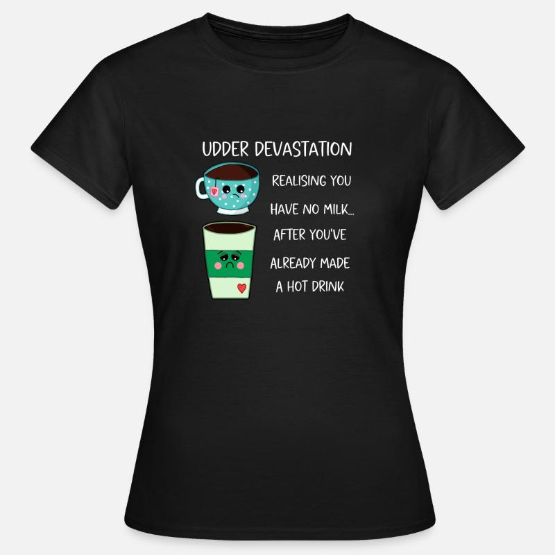 UdderDevastation - Women's T-Shirt - black