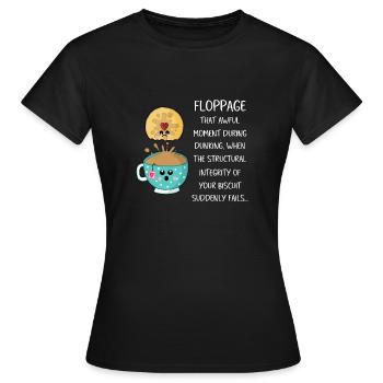 Diskette - Frauen T-Shirt - Schwarz - Vorne - AI Model Female 172 dark (172cm)