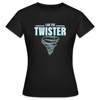 Je suis le météorologue météorologue de météorologie Twister - T-shirt Femme - noir - Devant - AI Model Female 172 dark (172cm)
