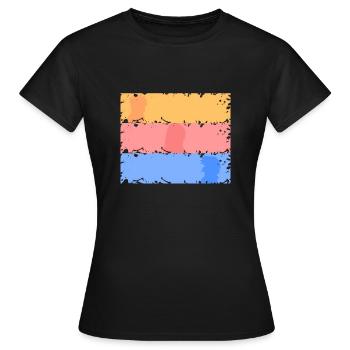 team 7 - T-shirt Femme - noir - Devant - AI Model Female 172 dark (172cm)