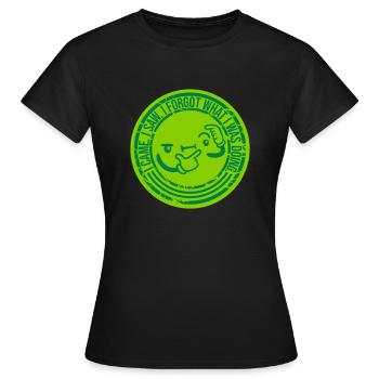Je suis venu voir oublier - T-shirt Femme - noir - Devant - AI Model Female 172 dark (172cm)