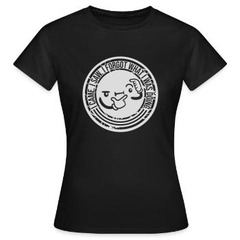 Je suis venu voir oublier - T-shirt Femme - noir - Devant - AI Model Female 172 dark (172cm)