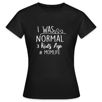 momie - T-shirt Femme - noir - Devant - AI Model Female 172 dark (172cm)