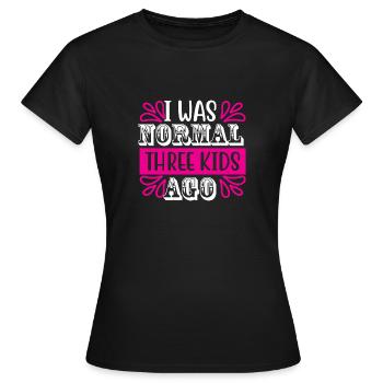 momie - T-shirt Femme - noir - Devant - AI Model Female 172 dark (172cm)