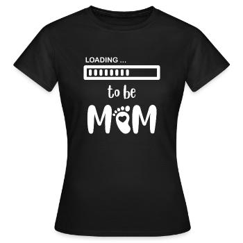 Magasiner pour être mère - T-shirt Femme - noir - Devant - AI Model Female 172 dark (172cm)