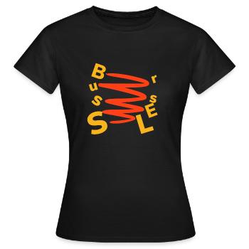 Brussels Bruxelles Brüssel - Women's T-Shirt - black - Front - AI Model Female 172 dark (172cm)