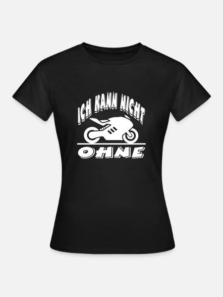 Motorrad - Frauen T-Shirt - Schwarz