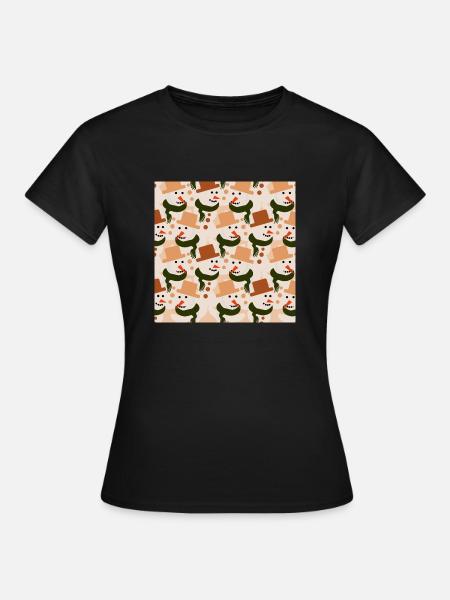 Snowmen - Women's T-Shirt - black