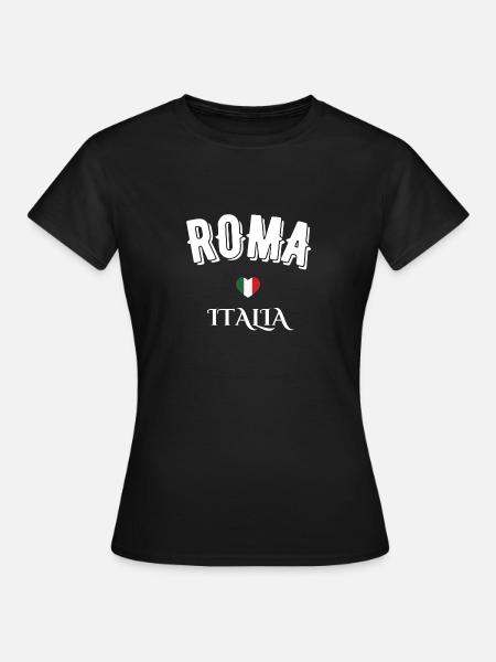 Roma italia - Frauen T-Shirt - Schwarz