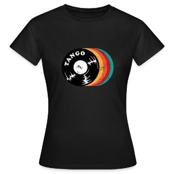 Tango - T-shirt Femme - noir - Devant - AI Model Female 172 dark (172cm)