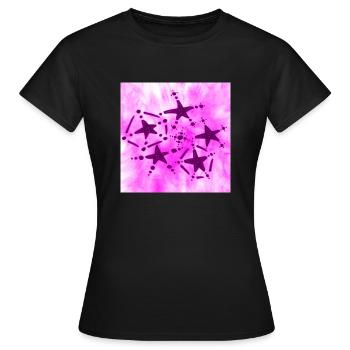 5 STARS SMILING LILAC - Women's T-Shirt - black - Front - AI Model Female 172 dark (172cm)