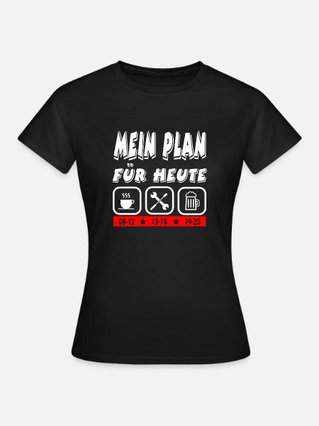 Auto - Frauen T-Shirt - Schwarz