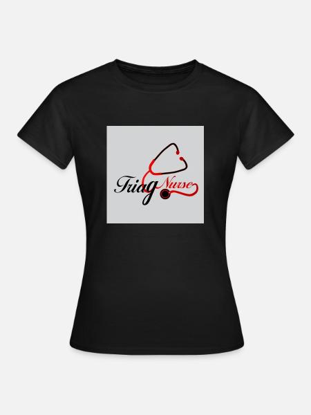 Conception de t-shirt infirmière - T-shirt Femme - noir
