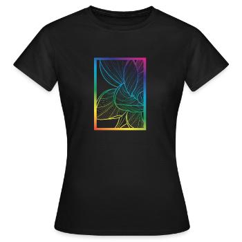 Lotus Lotus Fleur de Lotus - T-shirt Femme - noir - Devant - AI Model Female 172 dark (172cm)
