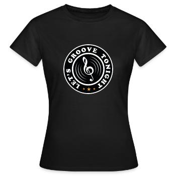 Groove ce soir - T-shirt Femme - noir - Devant - AI Model Female 172 dark (172cm)